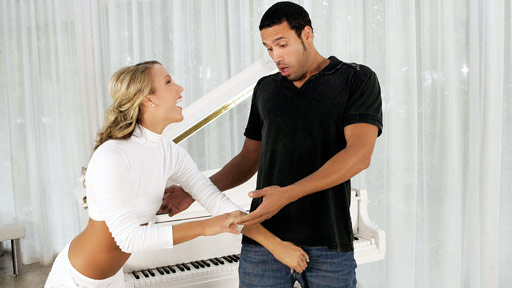  Nothing like having your cock swallowed by a lovely blonde like Britn...